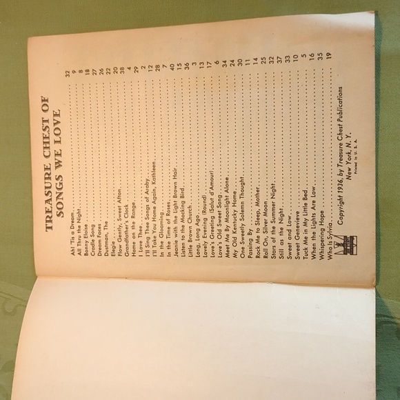 Vintage Treasure Chest of Songs We Love from 1936 - Picture 6 of 8